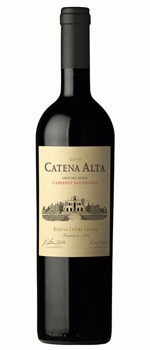 Catena Alta Historic Rows Cabernet Sauvignon Mendoza R Dvine