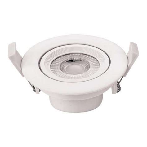 Plafonnier LED Rond Extra Plat 3W 150lm 24W 88mm Blanc Naturel 4500K