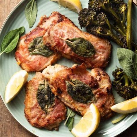 Veal Saltimbocca With Prosciutto And Sage Inside The Rustic Kitchen