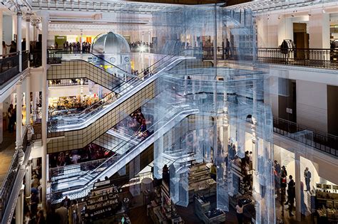 Edoardo Tresoldi Suspends Mesh And Metal Architectural Ruins Within Le