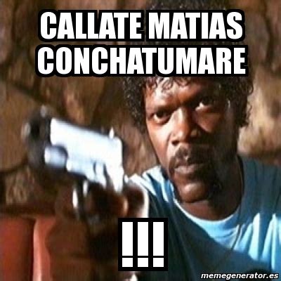 Meme Pulp Fiction CALLATE MATIAS CONCHATUMARE 4158285