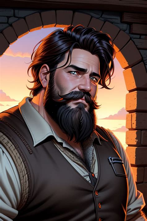 Akrasiel Clockwork Fantasy Medieval Steampunk Male Dwarf