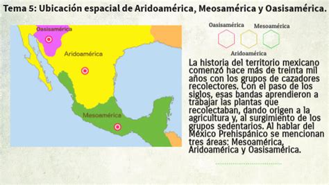 Tema Ubicaci N Espacial De Aridoam Rica Mesoam Rica Y Oasisam Rica