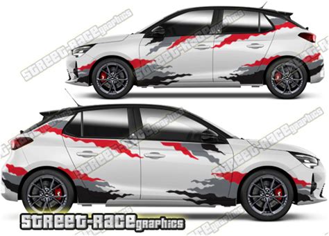 Vauxhall Opel Corsa Large Graphics 032 Street Race Graphics