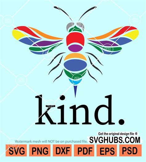 Bee Kind Autism Awareness Svg Autism Bee Svg Autism Awareness Bee Svg