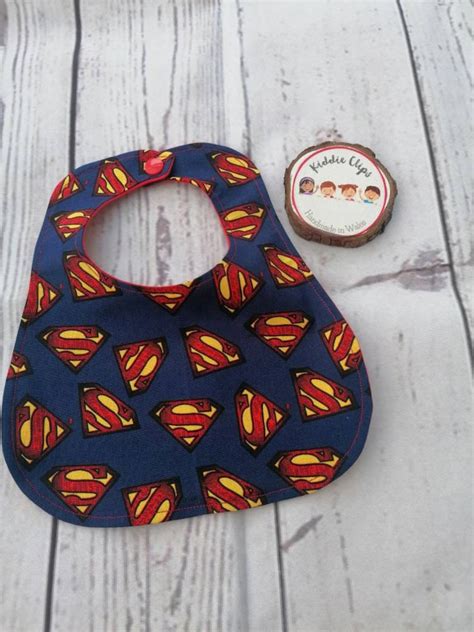 Superhero Baby Bib Etsy Uk