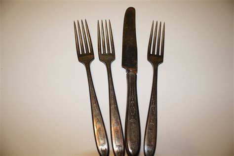 Community Plate Silverware Set Grosvenor 4 pcs