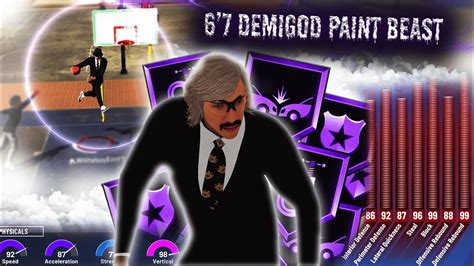 DEMIGOD 6 7 PAINT BEAST IS THE BEST BUILD IN NBA 2K20 INSANE NBA 2K20