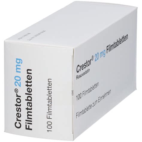 Crestor 20 Mg Filmtabletten 100 St Mit Dem E Rezept Kaufen Shop Apotheke