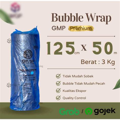 Jual Bubble Wrap Gmp Super Kuat Dan Tebal Hitam Putih X M