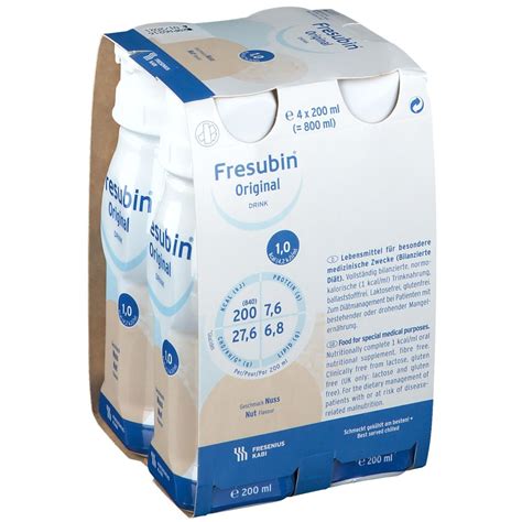 Fresubin Original DRINK Nuss 4x200 Ml Shop Apotheke