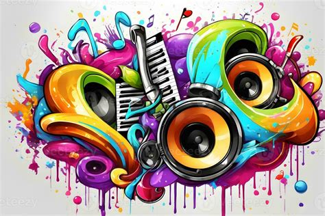 Music Graffiti Wallpaper Graffiti Background Music Graffiti Pattern