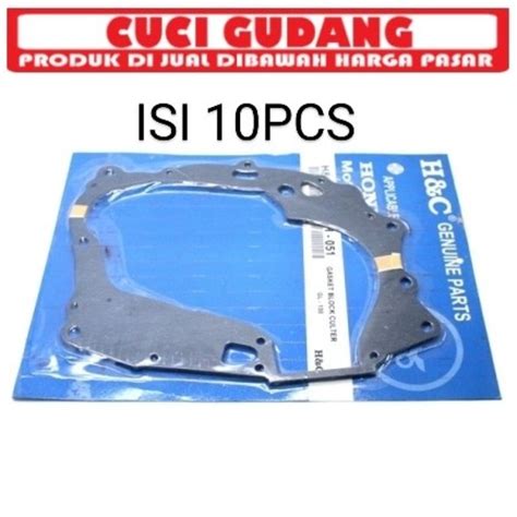 Jual Isi Pcs Gasket Paking Packing Blok Bak Tengah Crankcase Cb Gl