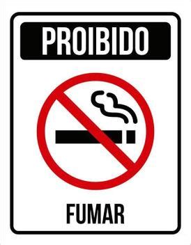 Placa Sinalização Proibido Fumar 27X35 Sinalizo Placa de