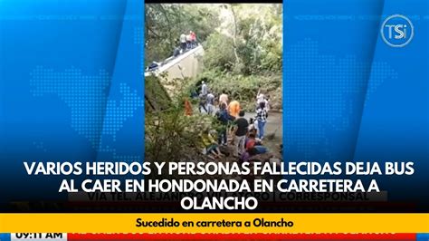 Varios Heridos Y Personas Fallecidas Deja Bus Al Caer En Hondonada En