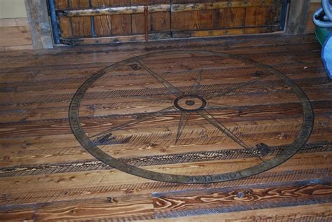 Compass Rose On Entry Floor This Would Also Be Amazing On A Patio