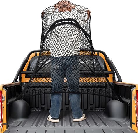 Amazon Tutudow X High Elastic Truck Bed Cargo Net Stretch To