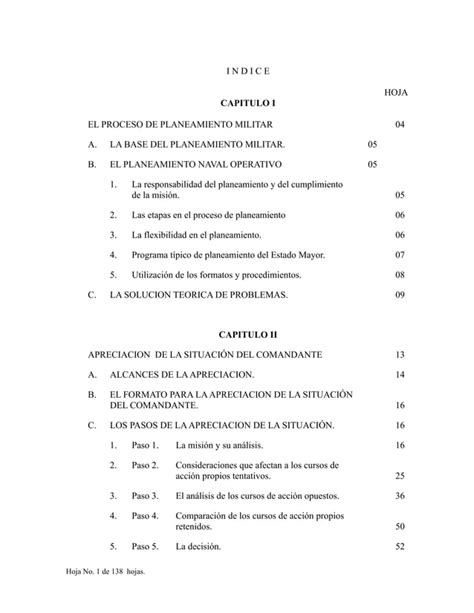 Proceso De Planificacion Militar Pdf