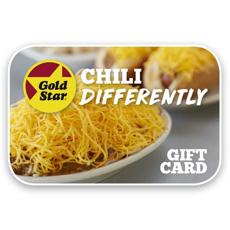 Gold Star Chili Gift Cards