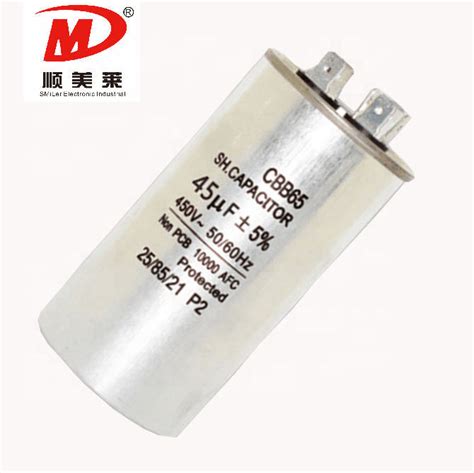 Cbb65 Series 450V Metallized Polypropylene Film Capacitor With