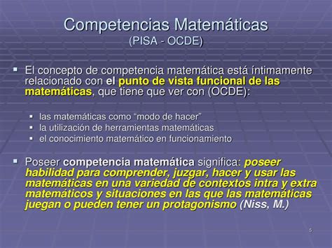 PPT COMPETENCIAS BASICAS EN EDUCACIÓN MATEMÁTICA PowerPoint