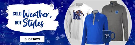 The University Of Memphis Spirit Apparel And Gear Winter Gear And Apparel