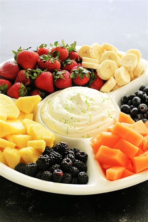 Creamy Lime Yogurt Fruit Dip Only 3 Ingredients Recipe Recipe