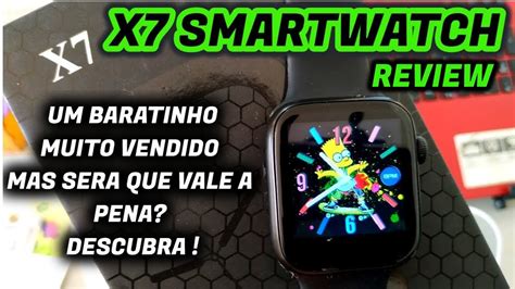 X7 SMARTWATCH REVIEW BARATINHO MAS VALE A PENA MESMO DESCUBRA