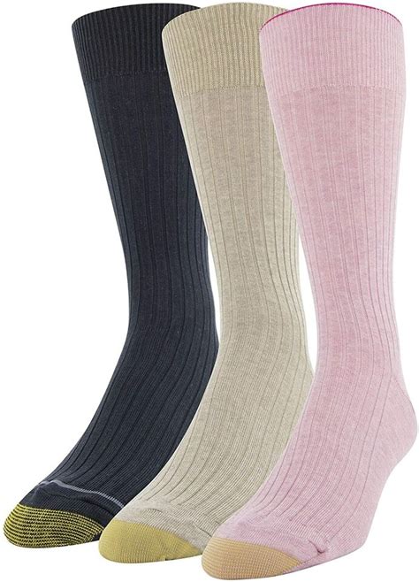 Gold Toe Mens Canterbury Cotton Crew Dress Socks 3 Pairs Ebay