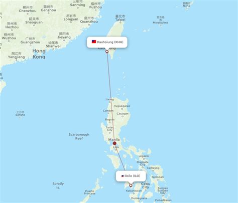 All Flight Routes From Iloilo To Kaohsiung ILO To KHH Flight Routes