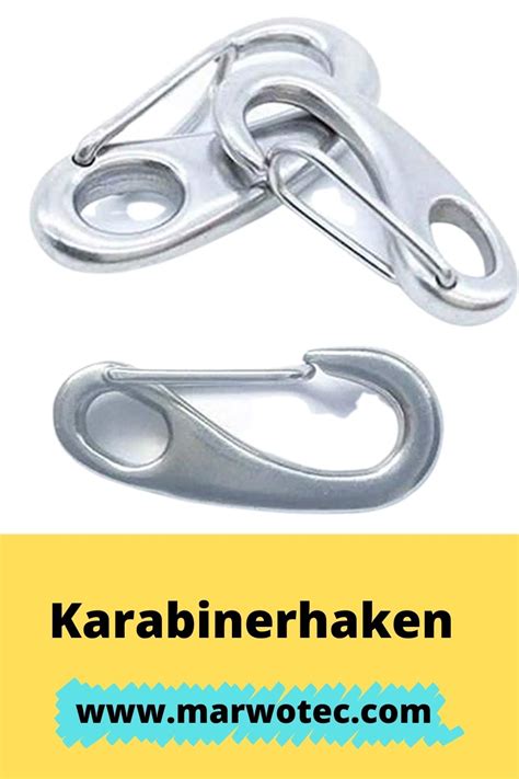 Karabinerhaken Karabinerhaken Aus Edelstahl Karabiner Marwotec