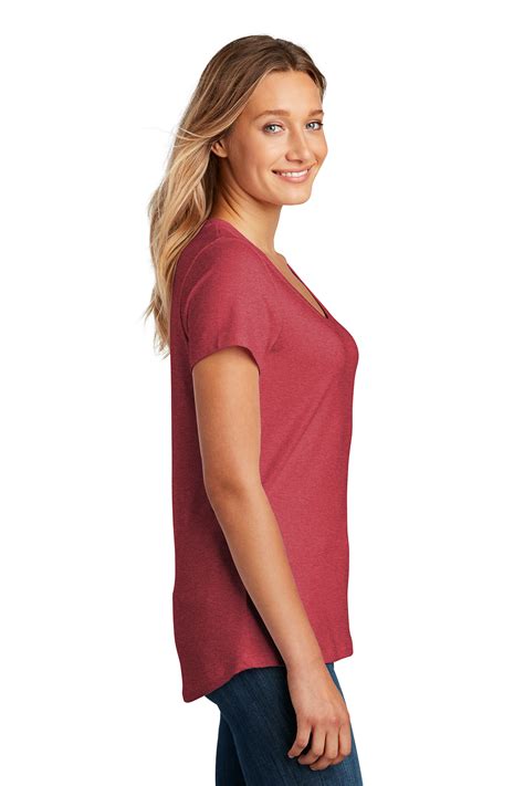 District Womens Flex Scoop Neck Tee Product Sanmar