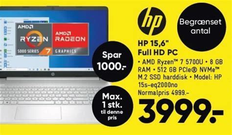 Hp Full Hd Pc Tilbud Hos Bilka