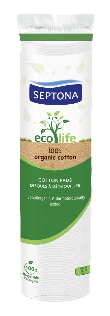 SEPTONA ECO LIFE COTTON PADS ROUND Ta Ganza