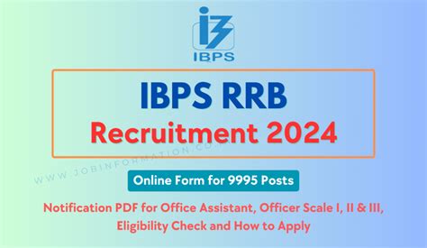 Ibps Rrb Recruitment 2024 Online Form For Office Assistant Officer