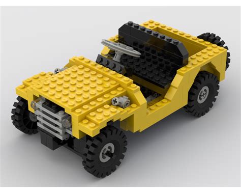 Lego Set 8888 1 C9 Jeep 1980 Technic Expert Builder Rebrickable Build With Lego