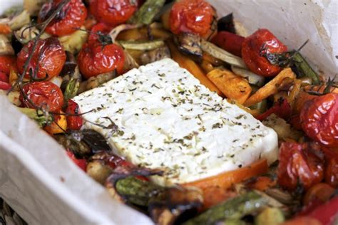 Feta Al Forno Con Verdure A Cena Da Clio