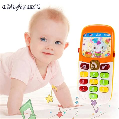 Electronic Toy Phone Baby Telephone Cellphone Toys Mini Colorful