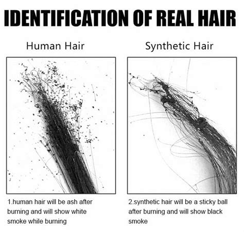 How to test if hair is human or synthetic? - GHAIR-100% human virgin ...