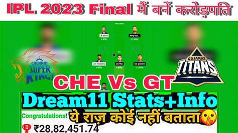 Che Vs Gt Dream Team Prediction Csk Vs Gt Dream Team Prediction