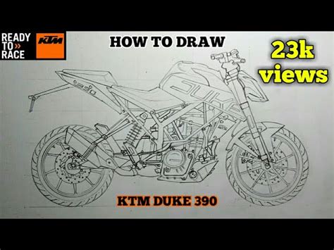 Discover More Than 141 Ktm Bike Drawing Easy Best Vn