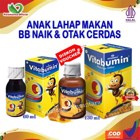 Jual Vitabumin Madu Vitamin Anak Penambah Nafsu Makan Berat Badan