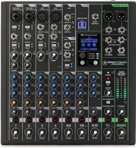 Mackie ProFX10v3 Series 10 Channel Analog Mixer For Studio Quality