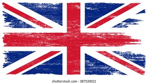 British Flag Grunge Texturegrunge Uk Flagvector Stock Vector (Royalty ...