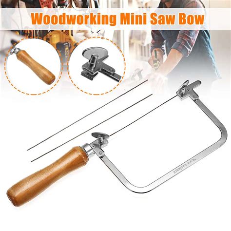 Wood Working Saw Bow Jewelry Wire Carved U Shaped Hand Hacksaw Handle