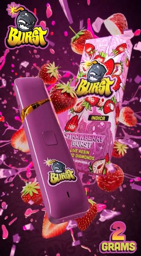 Burst Vape Pen Burst Strawberry Burst Burst Disposable