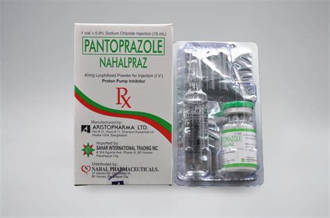 Nahalpraz Pantoprazole Iv Ppi 1 Vial Sahar Pharma