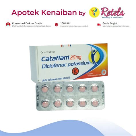 Jual Cataflam Mg Blister Tablet Shopee Indonesia