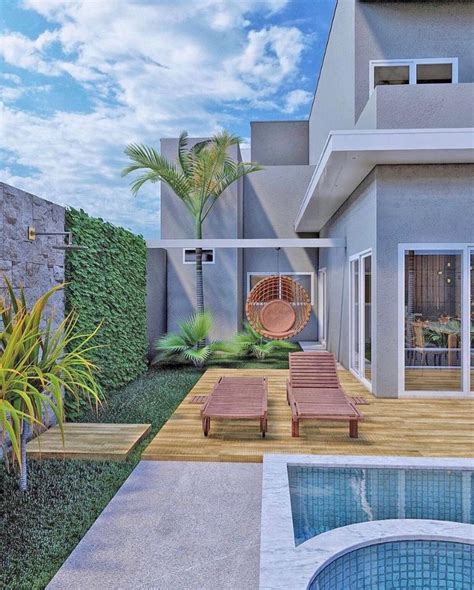 ARQUITETURA DESIGN no Instagram Área de lazer belíssima deck de