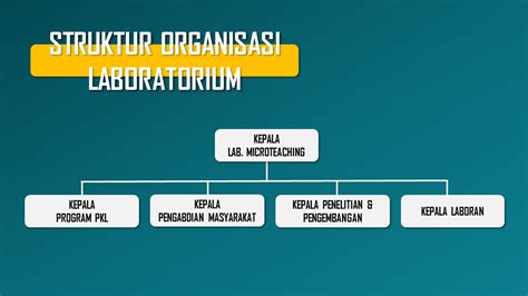 Struktur Pengelola Lab Microteaching Laboratorium Microteaching Fitk